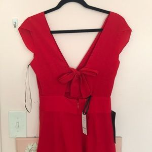 Bebe red jumpsuit!
